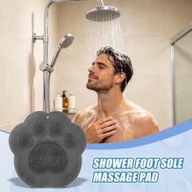 Exfoliante Para Pies En Ducha Ventosas Cerdas Antideslizante