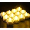KOABY 12 Pack Warm Yellow Light Submersible LED Lights, Waterproof