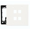 DIYTECH Keystone Wall Plate, 2 Gang Keystone Wall Plate, 4