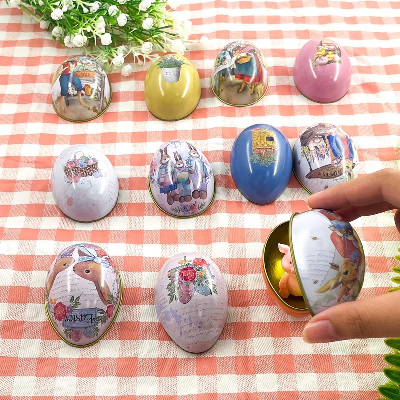 SHOWHEEL Easter Egg for Filling, Colourful Filling Eggs for Easter,