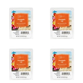 Mainstays Pineapple Lily Scented Wax Melts, 1.25 oz, 4-Pack