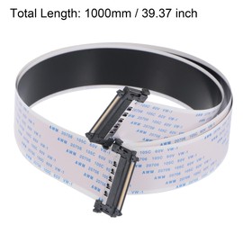 sourcing map FFC FPC Cable 0.5mm Pitch 41 Pin 1000mm Flexible Ribbon Cable for LCD Screen