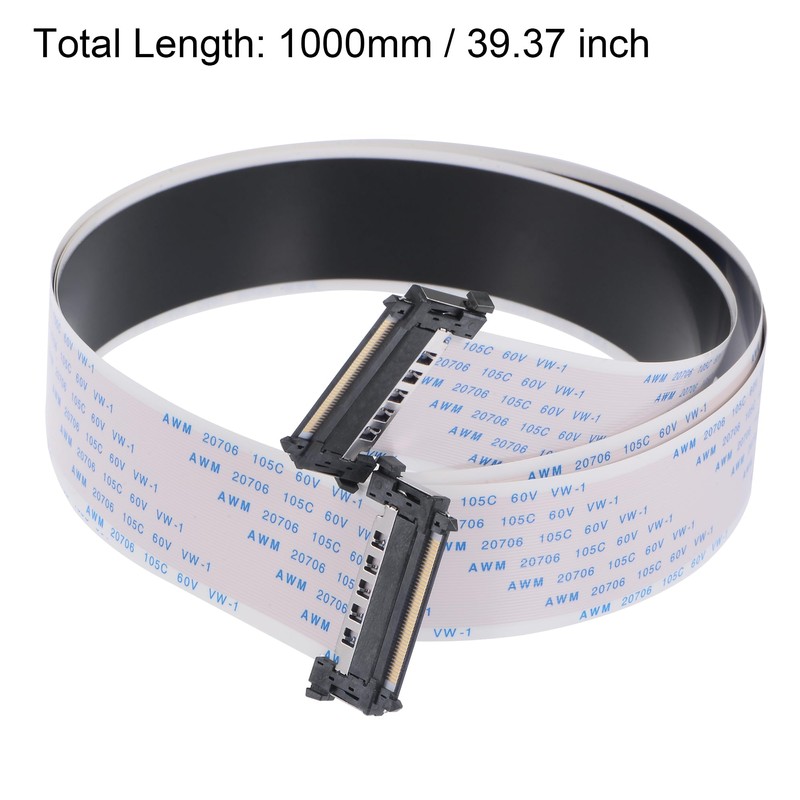 sourcing map FFC FPC Cable 0.5mm Pitch 41 Pin 1000mm