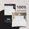 DTEX HOMES 100% Egyptian Cotton Duvet Quilt Cover Sets With