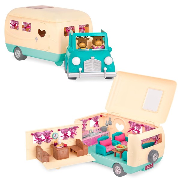 Li'L Woodzeez Li’l Woodzeez – Happy Camper Blue with Detachable
