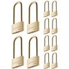 SEDORTI Weather Proof Lock, Keyed Alike Solid Brass Padlocks with