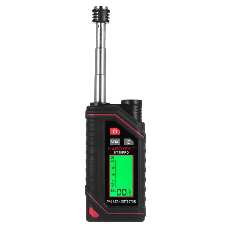 HABOTEST HT58PRO Rechargeable Natural Gas Detector Gas Leak Detector with