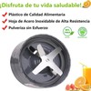 Cuchilla Mezcladora，Compatible con Licuadoras de 600W (forma de cruz)