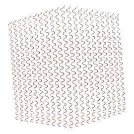 PACKOVE 25Pcs Repairing Welding Wire for Vehicle Bumper Dent Fixing Versatile Wave Shaped Rods for Automotive Body Repair Machines for Long Term Use