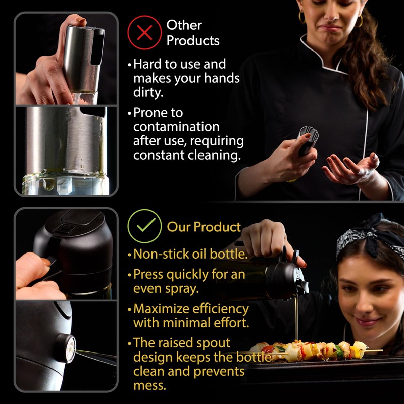 CREADY Stainless Steel Olive 470ml| for 2 in 1 |for
