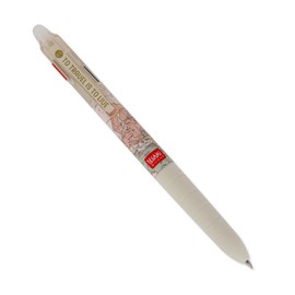 Legami - Erasable Gel Pen 3 Colours, Refillable, Ergonomic Handle, Tip Diameter 0.5 mm, Travel Theme
