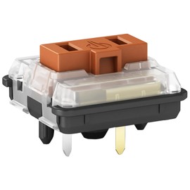 DRAOZA Kailh Choc Low Profile Switch Tactile Switch 5-Pin Switches 1350 Chocolate for Mechanical Gaming Keyboard Switch(Brown,72pcs)