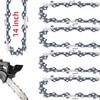 5 Pack 14 Inch Chainsaw Chain 52 Drive Links, .050"