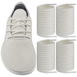 Endoto 2 Pairs Shoe laces for Allbirds, Shoelaces Replacement for All Birds Men Women Tree Runners Sneakers(Color:White,Size:50Inch)