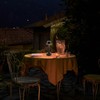 2 Pack Small Cordless Table Lamp, Battery Operated Black Lamp