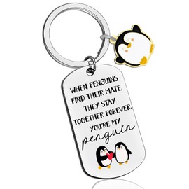 Couple Gifts Penguin Love Sweetest Day Keychains For Boyfriend Husband Gifts Christmas Valentine Gifts For Girlfriend Boyfriend Birthday Anniversary Presents For Husband Wife Girlfriend