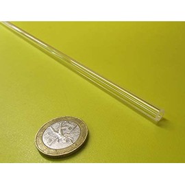 Tenite CAB Butyrate Round Tube .250" (1/4") OD x .125" (1/8") ID x 1/16" Wall x 6 Ft. Length, 5 pcs