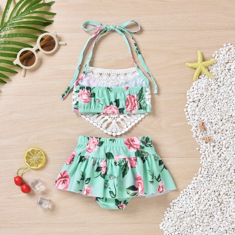 Traje de baño para bebé y niña, traje de baño