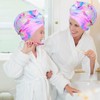 WUBAYI 2 Pack Microfibre Hair Towels - Quick Drying, Super
