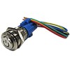 Built-in LED Illumination! Embedded Push Switch [Red] ac325-01
