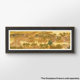 Pintoo Panoramic Jigsaw Puzzles 2000 Piece for Adults - Panorama - Smart - Bears Along The River During The Qingming Festival Beautiful Plastic Puzzle for Home Decor Zero Dust Easy Storage [H1906]