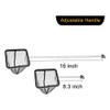 Peakloong Aquarium Fish Net with Extendable Stainless Steel Long Handle,