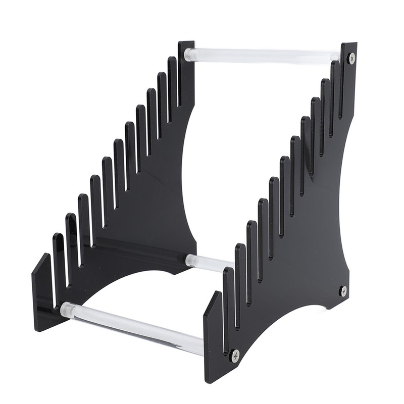 Record Storage Holder 12 Slots Acrylic Vinyl Record Organizer Easy