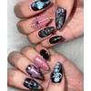 Y2K Punk Garden Handmade Nail Tips - Short Round Square
