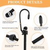DEVPSISR 4PCS Bungee Cords with Hooks, Heavy Duty Extra Strong