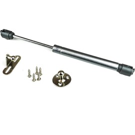 Berta (1 Piece) 10 Inch 100N/22 LB Hydraulic Soft Open Gas Springs/Struts for Cabinets, Furniture Cabinet Doors Lift, Lid Stay, Support Hinges for RV Platforms with Brackets and Screws (1 Piece)