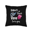 Burnouts or Bows Vava Loves You Portugal Portuguese Grandma Throw