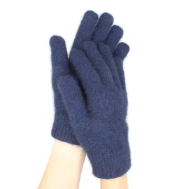 Native World Possum Merino Wool Gloves, Soft Gloves, Extremely Warm (Twilight, Large)