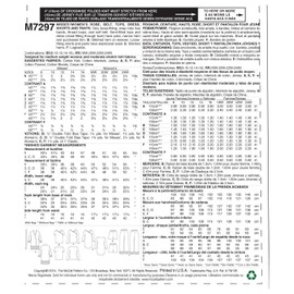 McCall's Patterns M7297 Misses'/Women's Robe, Belt, Tops, Dress, Shorts & Pants, B5 (8-10-12-14-16)