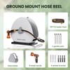 Giraffe Tools Ground Mounted Retractable Hose Reel 1/2 Inch x