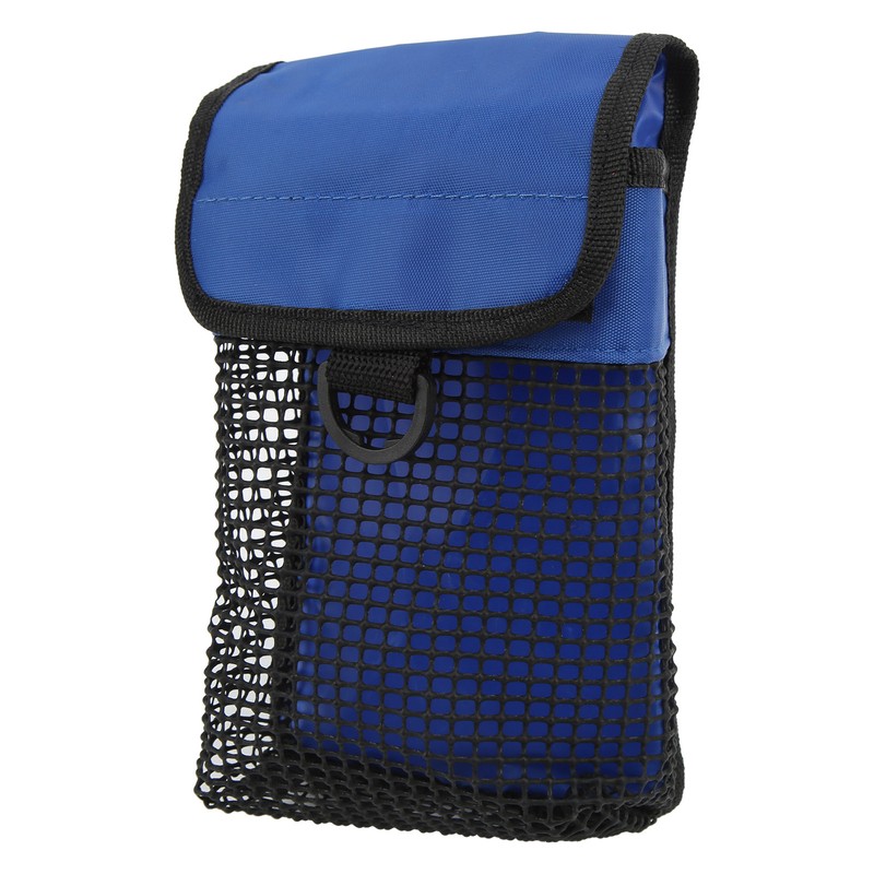 21x14cm Portable Diving Mesh Gear Bag with Hang Buckle Lightweight