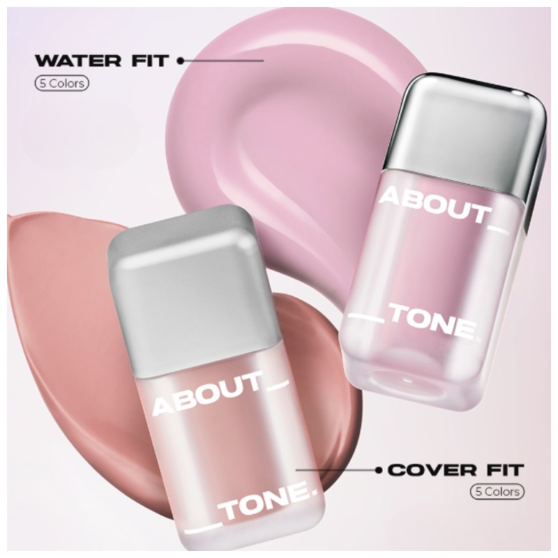 ABOUT TONE Skin Layer Fit blusher 5g, Shade:W01 Pink Bloom
