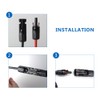 Cable Fotovoltaico para Panel Solar, Par de Cables de Extensión