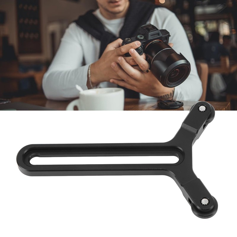 Long Lens Support Bracket, 22‑71.5mm Height Adjustable Double Wheels Y