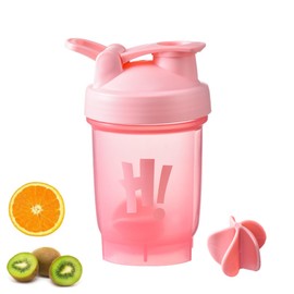 Petsmart tech Petsmart tech Protein Shaker Bottle 500ml with Mixing Ball, BPA- and DEHP- free, Leakproof Flip On Lid, Odourless, Temperature Safe, Dishwasher SafePink
