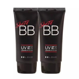 Belove (2개)비러브 스킨 핏 비비크림 50ml SPF41 /자외선차단 톤업 결광 BB Belove Skin Fit BB Cream 50ml SPF41 / Sunscreen Tone Up Glow BB [Single item]