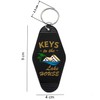 2 PCS Keys to The Lake House KeyChain, Retro Hotel