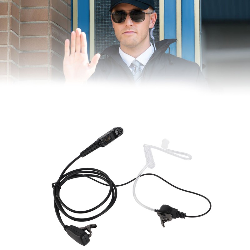 Walkie Talkie Earpiece with PTT and Mic Compatible for XPR3000