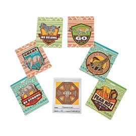 Fun Express - African Safari Vbs Photo Cards - Stationery - Cards - Misc Cards - 12 Pieces