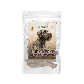 All American Canine All American Canine Natural Duck Neck Dog Treats C Single Ingredient, Dehydrated & Chewy C Low-Fat, High-Protein Training Reward C Made in USA C 12 Treats