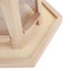 Outdoor Durable Wooden Plastic Hanging Transparent Bird Feeder House Food