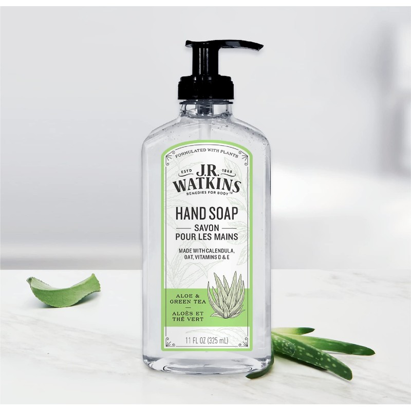 J.R. Watkins Gel Hand Soap, Scented Liquid Hand Wash for