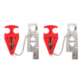 Master Lock Portable Door Lock for Travelers at Hotel, Apartment, Front Entry Security with Stopping Protection 2 pk