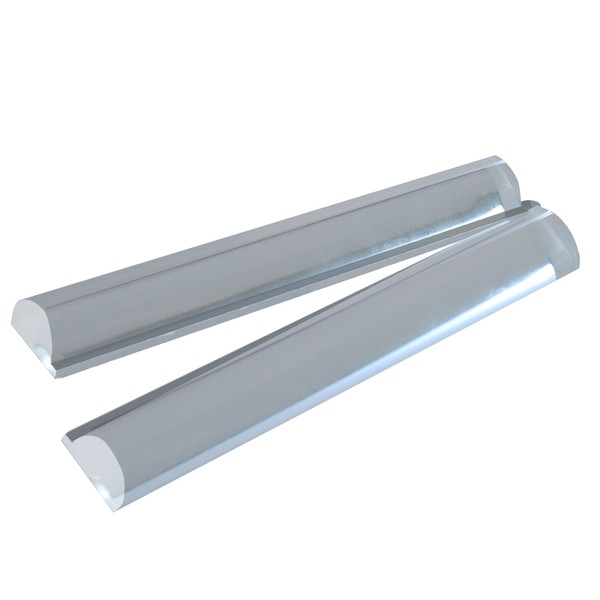 Lightwedge Folding Bar Magnifier, 2X Magnification, Unfolds to 17", Features Standard Ruler