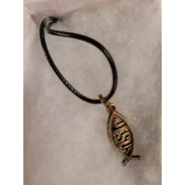 CHMO Christian Small Jesus Fish Necklace