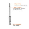 sourcing map 10Pcs SQ1 Square Head Screwdriver Bits 1/4 Inch
